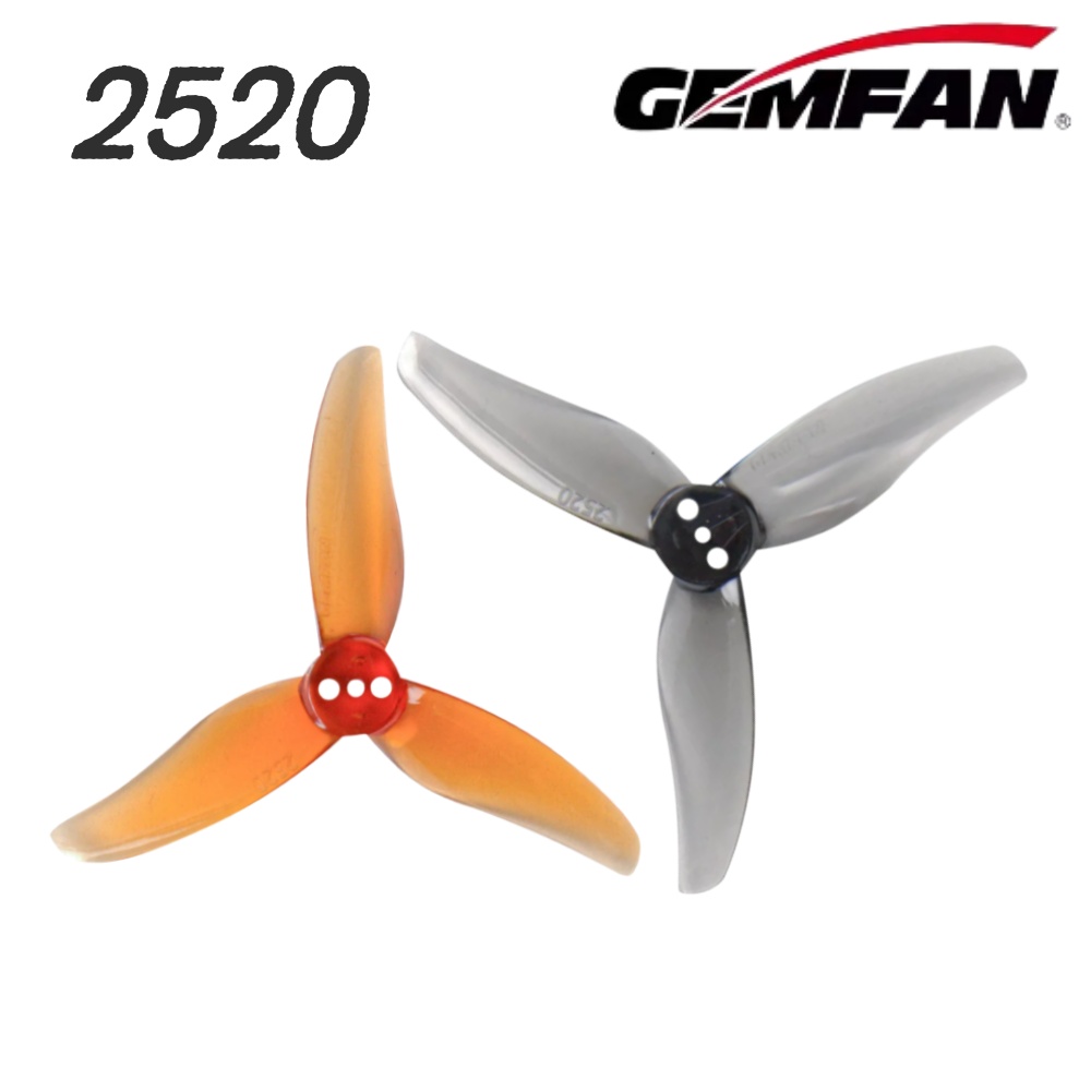 Drone Motor - 4쌍의 Gemfan 허리케인 2520 2.5X2X3 3-블레이드