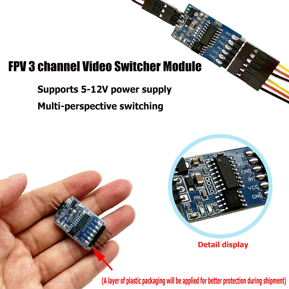5.8G 3 채널 비디오 스위처 모듈 FPV 드론 UA - Drone Battery 리뷰 및 가격