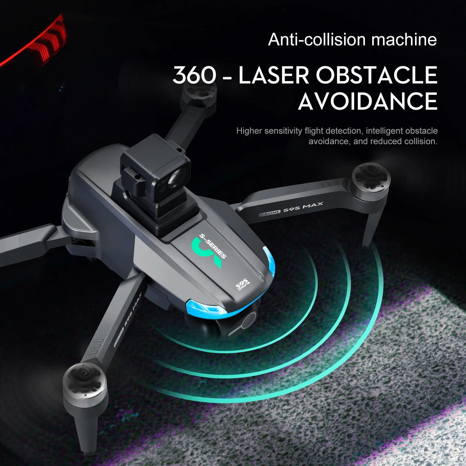새로운 S9S MAX 미니 드론 4K 2축 PTZ HD - Drone Gps Module 리뷰 및 가격
