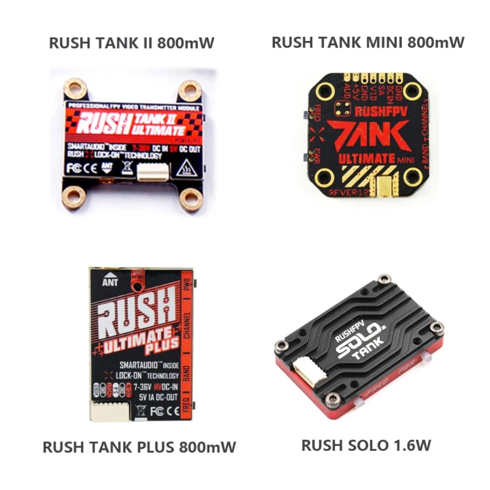 RUSH TANK Ultimate II/Mini/PLU - Drone Frame 리뷰 및 가격
