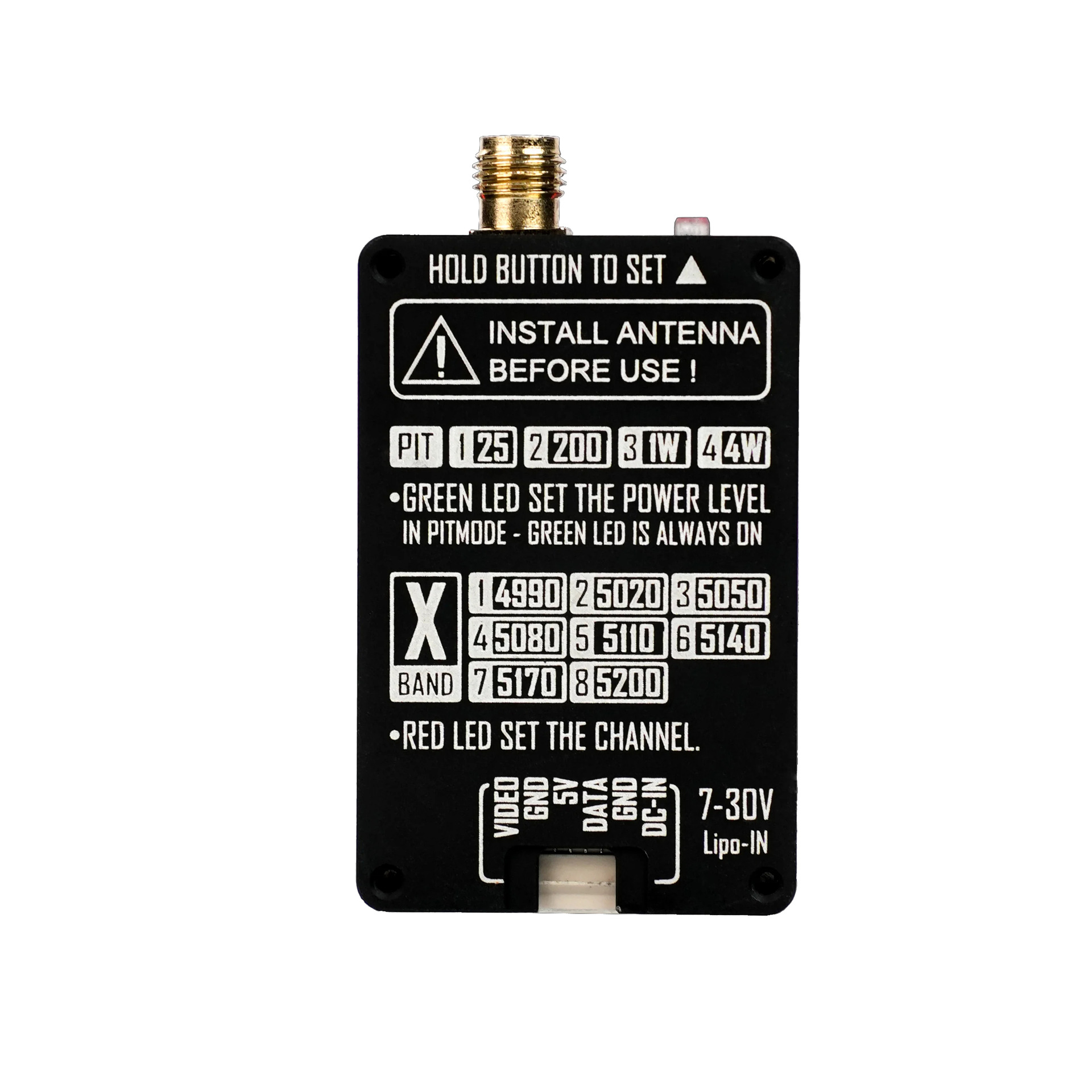 VTX RUSHFPV 4.9G 4W 비디오 전송 키트( - Drone Transmitter 리뷰 및 가격